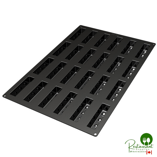 Silikomart SQ023 24 Compartment Pois Silicone Baking Mold - 4 5/8" x 1 3/16" x 1 5/16" Cavities