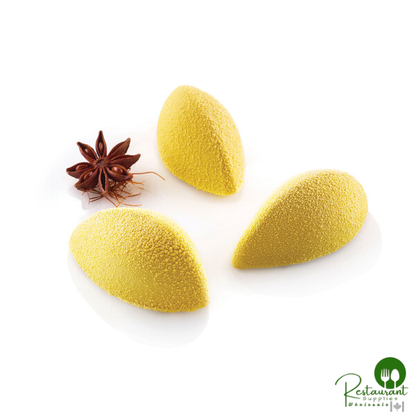 Silikomart SQ071 48 Compartment Quenelles Silicone Baking Mold - 2 1/2" x 1 3/16" x 1 1/8" Cavities