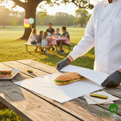 24'' x 36" Newsprint Sandwich Wrap Paper By Prime - 416/Pack