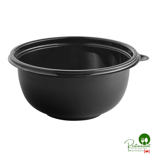 16 oz. Black PET Plastic Round Catering / Serving Bowl By Prime - 200/Case | Canada