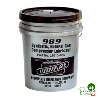 L1010-060 LUBRIPLATE 989 SYN COMPRESSOR LUBE (FOR HYDROCARBON GASES) (ISO-150) – 5 GALLON PAIL