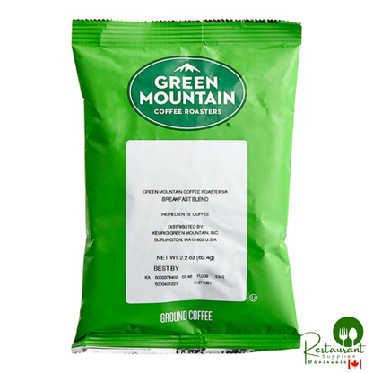 Green Mountain Coffee Roasters Breakfast Blend Coffee Packet 2.2 oz. - 100/Case