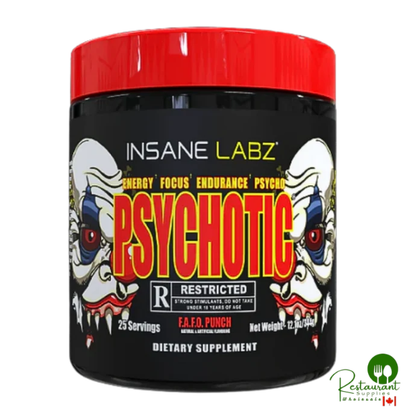 Insane Labz Psychotic Restricted Preworkout Rated R 25 Servings