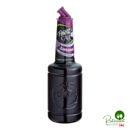 Finest Call Premium Lavender Syrup 1 Liter - 12/Case
