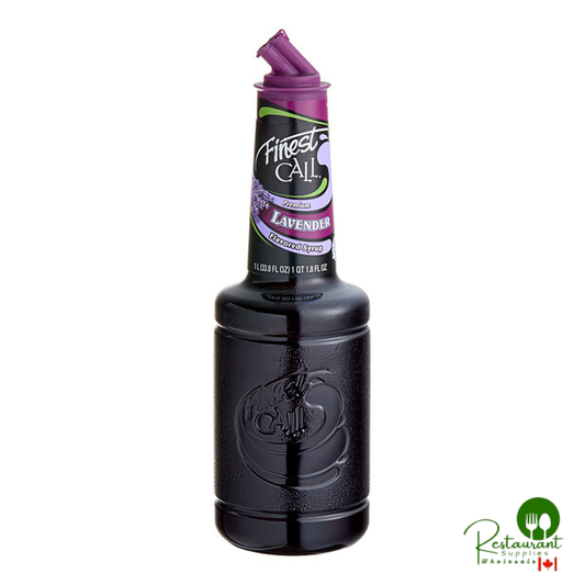 Finest Call Premium Lavender Syrup 1 Liter - 12/Case