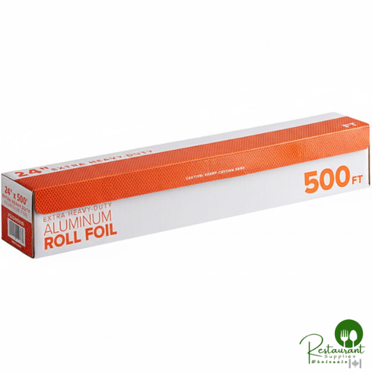 24" x 500' Food Service Extra Heavy Weight Aluminum Foil Roll By Prime