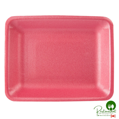 CKF 88094 (#4PR) Rose Foam Meat Tray 9 1/4" x 7 1/4" x 1 1/4" - 500/Case