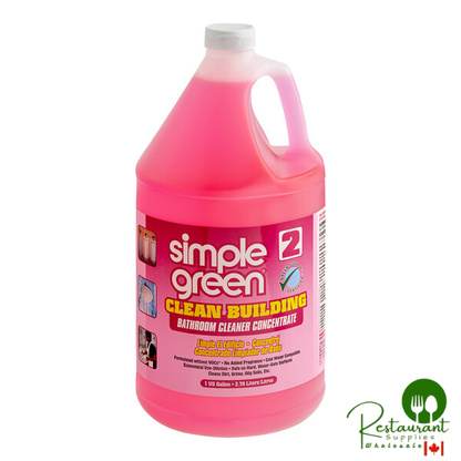Simple Green Clean Building 1210000211101 1 Gallon Concentrated Bathroom Cleaner - 2/Case