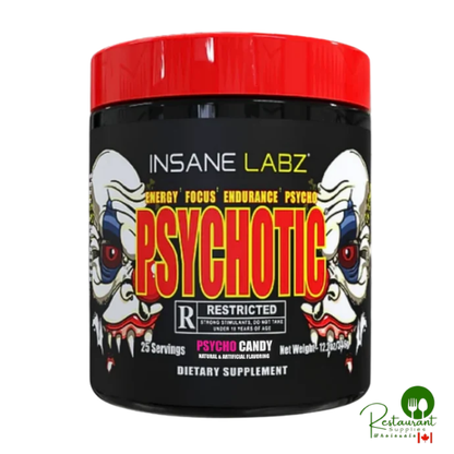 Insane Labz Psychotic Restricted Preworkout Rated R 25 Servings