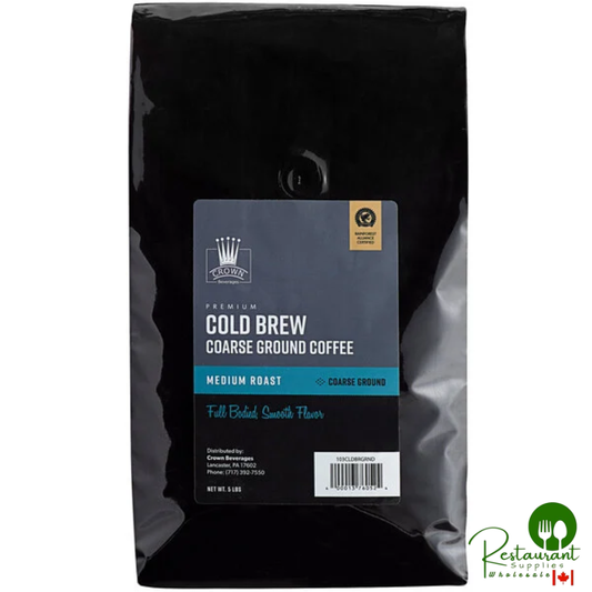 Crown Beverages Cold Brew Coarse Ground Coffee 5 lb.