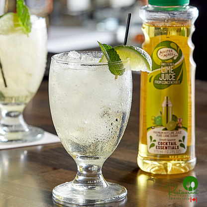 Master of Mixes 375 mL Sweetened Lime Juice - 12/Case