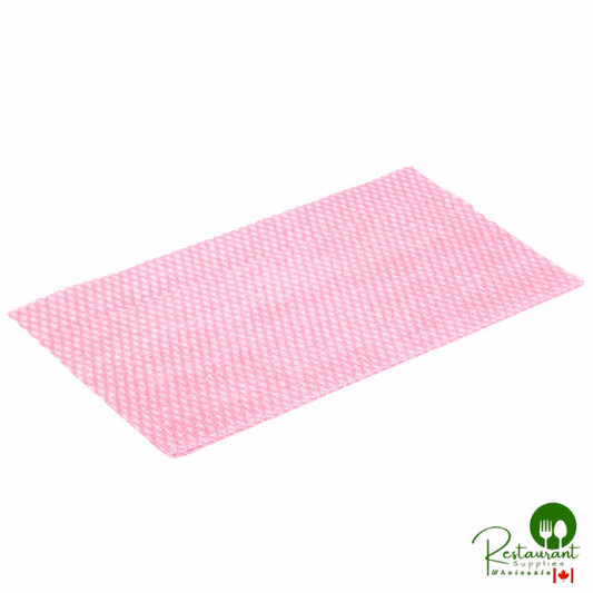 Chicopee 8507 Chix® Competitive 11 1/2" x 24" Pink Foodservice Wet Wiper - 200/Case