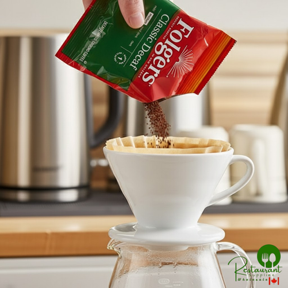 Folgers Classic Decaf Coffee Packet 1.5 oz. - 42/Case