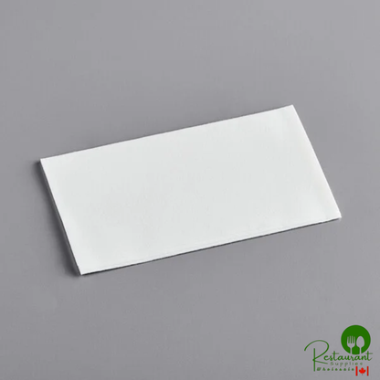 Hoffmaster White Linen-Like 1/8 Fold Dinner Napkin - 15" x 17" - 300/Case