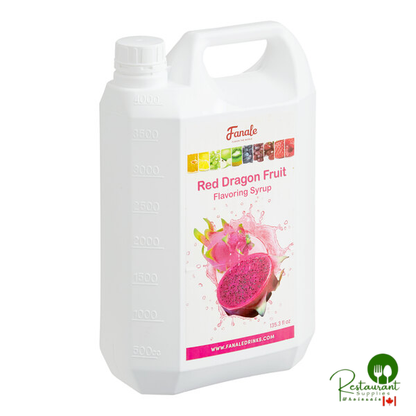 Fanale Red Dragon Fruit Concentrated Syrup 135.3 fl. oz. - 4/Case