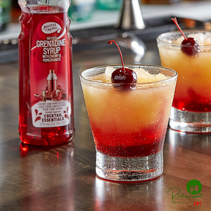 Master of Mixes 375 mL Grenadine Syrup - 12/Case
