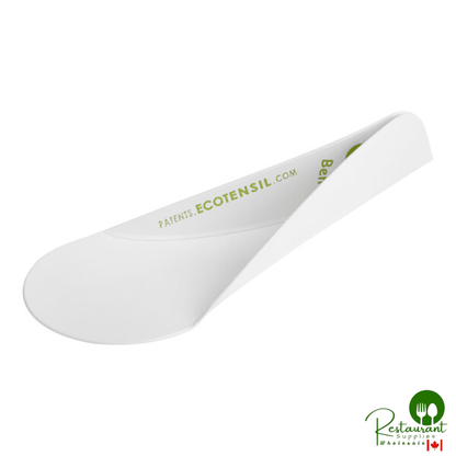EcoTensil® EcoTaster® Mini GreenDot™ 3 1/4" Compostable Paperboard Tasting Spoon - 2,500/Case