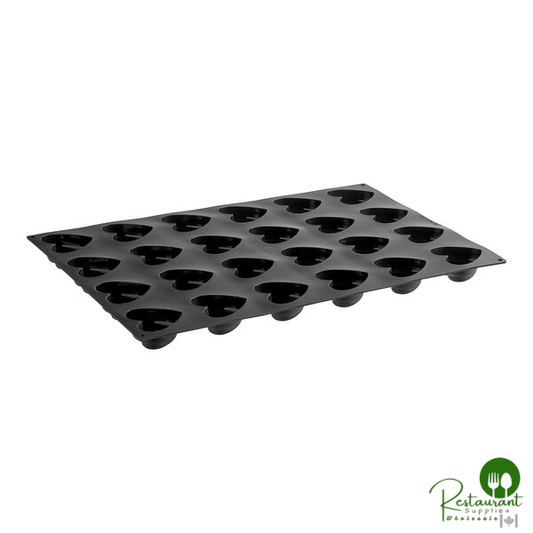 Pavoni Pavoflex 24 Compartment Love Silicone Baking Mold PX032 - 3 1/16" x 3 1/16" x 1 5/16" Cavities