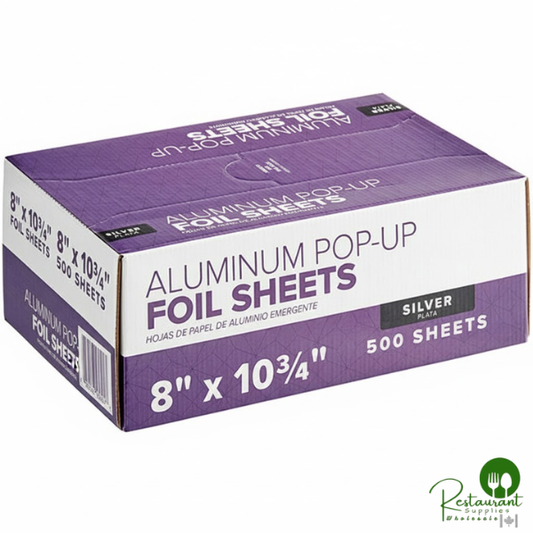 8" x 10 3/4" Food Service Interfolded Pop-Up Foil Sheets By Prime - 3,000/Case