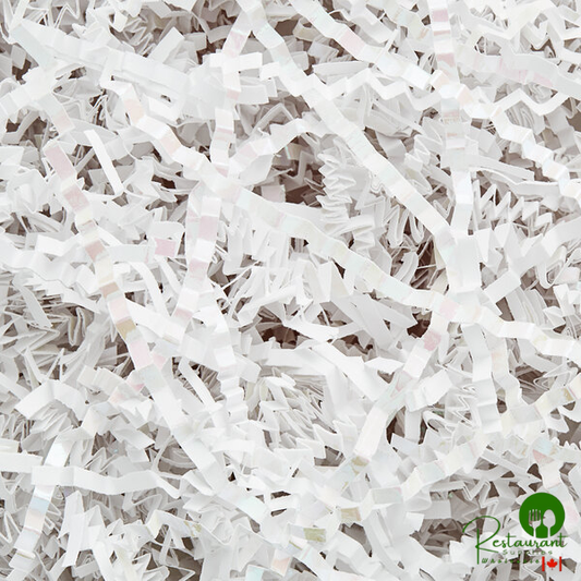 10 lb. Crinkle Paper Shred White Radiance By Prime