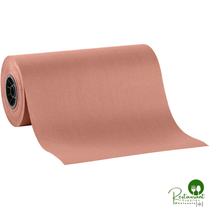 15" x 700' 40 lb. Pink / Peach Butcher Paper Roll By Prime