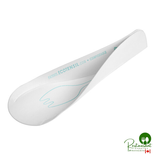 EcoTensil®-4 AquaDot™ 3 3/4" Compostable Paperboard Spoon - 2,500/Case