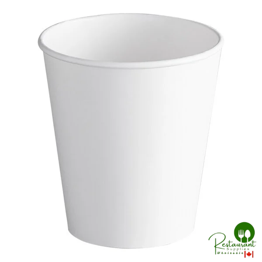 Dart DWTG12W ThermoGuard 12 oz. Double Wall Insulated White Paper Hot Cup - 600/Case