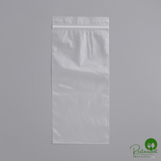 LK Packaging Clear Line 5" x 10" Seal Top Plastic Food Bag - 1,000/Case