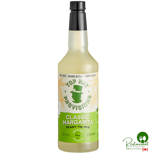 Top Hat Provisions Classic Margarita Mix 32 fl. oz. - 12/Case