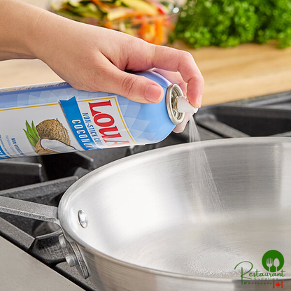 LouAna Non-Stick Coconut Oil Cooking Spray 6 oz. - 12/Case