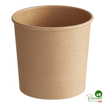 26 oz. Kraft Poly-Coated Paper Food Cup By Prime - 500/Case