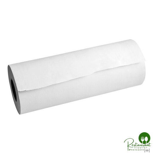 18" x 700' 40 lb. Premium White True Butcher Paper Roll By Prime