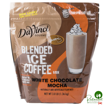 DaVinci Gourmet 3 lb. Ready to Use White Chocolate Mocha Mix - 4/Case