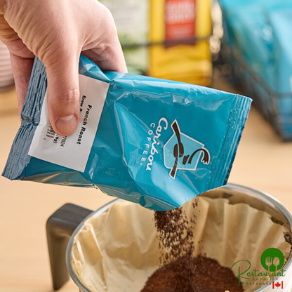 Caribou Coffee 2.5 oz. French Roast Coffee Packet - 18/Case