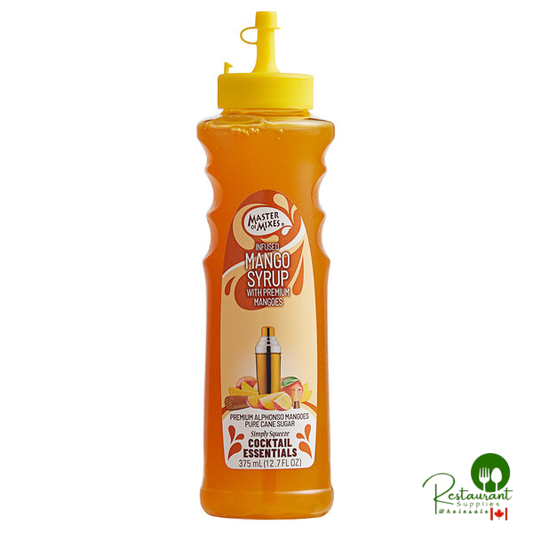 Master of Mixes 375 mL Mango Syrup - 12/Case