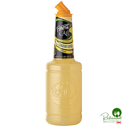 Finest Call 1 Liter Premium Lemon Sour Mix - 12/Case