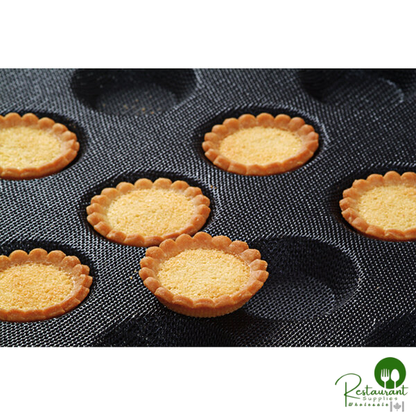 Sasa Demarle Flexipan Air® SF-01413 Silicone 60 Compartment Mini Tartlet Mold - 1 3/4" x 1 3/4" x 3/8" Cavities