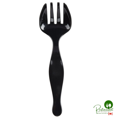 Fineline 3301-BK Platter Pleasers Black Plastic 8 1/2" Serving Fork - 144/Case