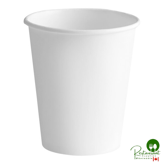 Solo 370W-2050 10 oz. White Poly Paper Hot Cup - 1,000/Case