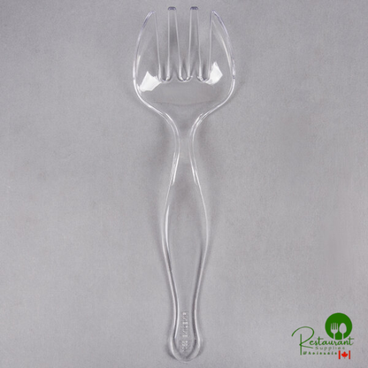 Fineline 3301-BK Platter Pleasers Black Plastic 8 1/2" Serving Fork - 144/Case