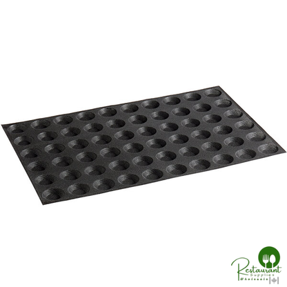 Sasa Demarle Flexipan Air® SF-01413 Silicone 60 Compartment Mini Tartlet Mold - 1 3/4" x 1 3/4" x 3/8" Cavities