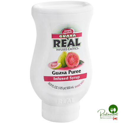 Real Guava Puree Infused Syrup 16.9 fl. oz. - 6/Case