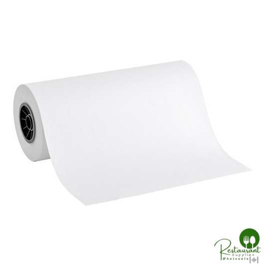 15" x 700' 40 lb. White Butcher Paper Roll By Prime