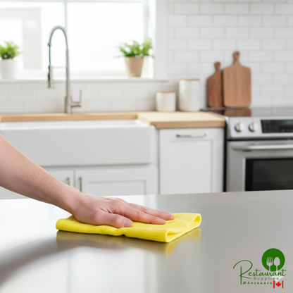 Chicopee 0911 Masslinn 24" x 24" Yellow Heavy-Duty Dusting Cloth - 100/Case