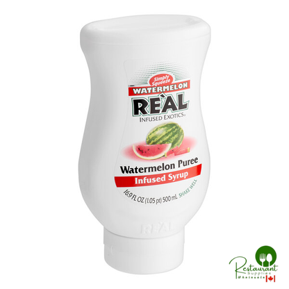 Real Watermelon Puree Infused Syrup 16.9 fl. oz. - 6/Case