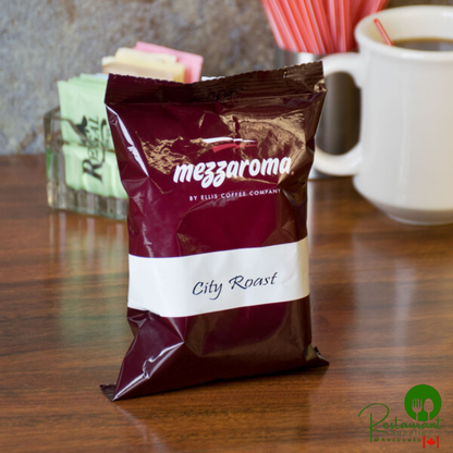 Ellis Mezzaroma 2.5 oz. City Roast Coffee Packet - 24/Case