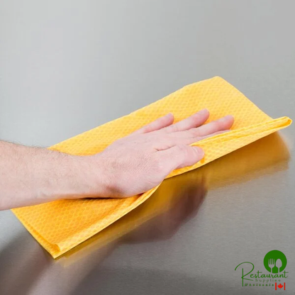 Chicopee 0416 Stretch'n Dust 24" x 24" Orange Medium-Duty Dusting Cloth - 100/Case