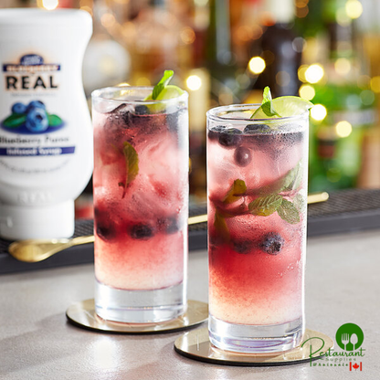 Real Blueberry Puree Infused Syrup 16.9 fl. oz. - 6/Case
