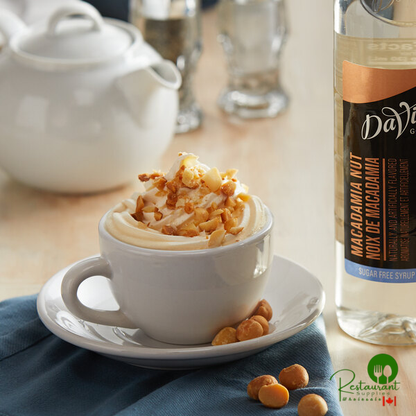 DaVinci Gourmet Sugar-Free Macadamia Nut Flavoring Syrup 750 mL - 4/Case