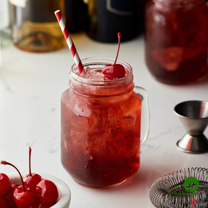 Monin Premium Tart Cherry Flavoring Syrup 1 Liter - 4/Case